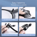 Ugreen Cable Organizer Wire Winder Cable Holder 14cm For Mouse Cord Earphone HDMI Aux USB Cable Management Wire Cable Protector 20pcs/40pcs. 