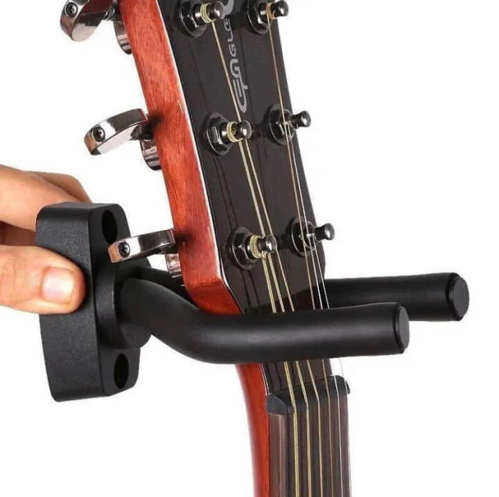 Guitar Bass Mandolin Banjo Ukulele Stand Wall Mount Hanger Holder Guitar Hanger Electric Guitar Neck Holder Accessories