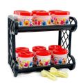 Premium Quality Plastic Kitchen Spice Rack Set. 