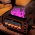Fireplace Flame Humidifier Essential Oil Diffuser Cool Mist Humidifier for Bedroom Quiet Desktop Ultrasonic Atomizing Humidifier. 