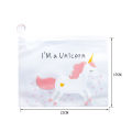 Cartoon PVC Transparent Pencil Case Document Bag Water-Proof Zipper Pouch File Folder Stationery Organizer 21*17CM / 8.3*6.7Inch. 