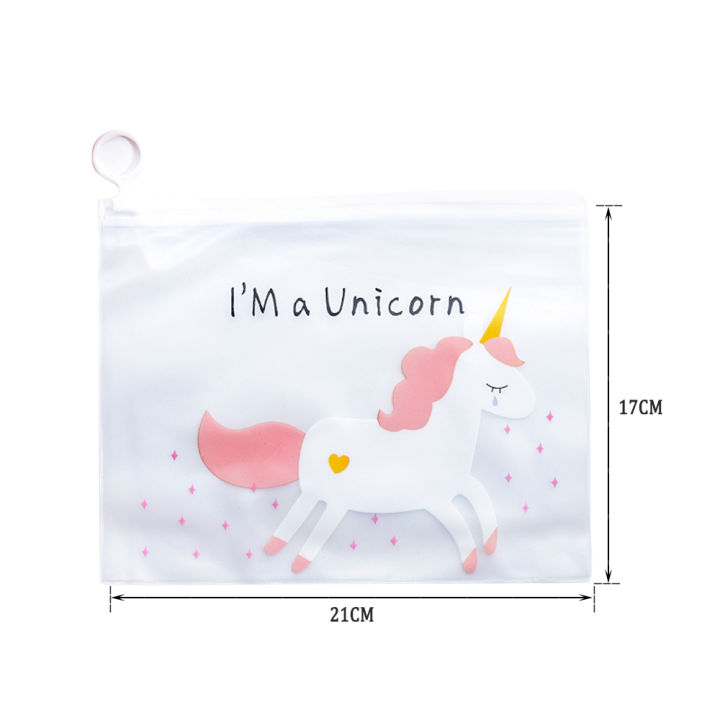 Cartoon%20PVC%20Transparent%20Pencil%20Case%20Document%20Bag%20Water-Proof%20Zipper%20Pouch%20File%20Folder%20Stationery%20Organizer%2021*17CM%20/%208.3*6.7Inch%20-%20Image%203