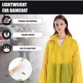 Allextreme EVA Waterproof Rain Coat Hooded Outdoor Water Resistant Suit Portable Men and Women (1Pc, Yellow) (FROM INDIA) SAB. 
