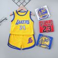 Children's Vest Shorts Sports Suit Boys and Girls Basketball Suit Baby's Jersey Kindergarten Performance Ball Suit. 
