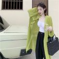 Sun Protection Clothing Women's Coat Loose Korean Style 2023 Spring and Summer New Internet Celebrity All-Matching Batwing Sleeve Mid-Length Chiffon Cardigan. 