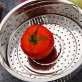 2X Separator Set Stainless Steel Steamer Basket Rack Accessories Fast Steaming Grid Basket Divider for Cooking. 
