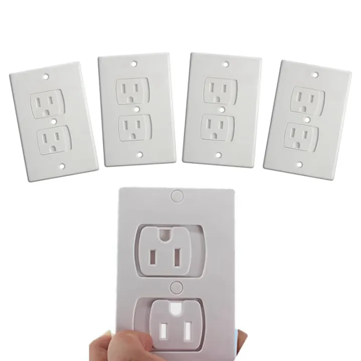 Self-Closing%20Socket%20Cover,%20White%20Safety%20Wall%20Electrical%20Socket,%20Matching%20Screws,%20for%20Baby%20Protection.%20-%20Image%206