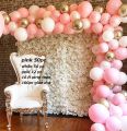 Balloon Garland Arch Kit 16Ft Long 112pcs Pink White Gold Balloons Pack for Girl Birthday Baby Shower Bachelorette Party Centerpiece Backdrop Background Decorations. 