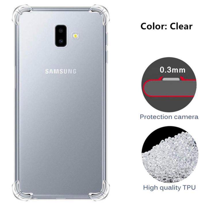 Samsung Galaxy J6 Plus J6+ /J6 Prime Transparent Soft Silicone