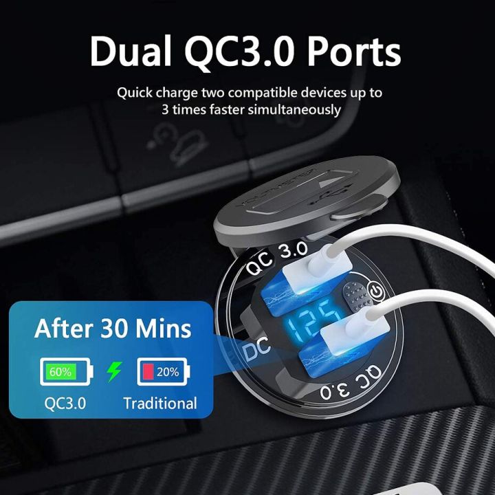 %E3%80%90Gold-Standard%E3%80%91%2036W%20Dual%20USB%20Charger%2012V%20Socket%20QC%203.0%20Display%20Switch%20Waterproof%20Socket%20Plug%20For%20Phone%20-%20Image%204