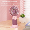 Mini USB Rechargeable Handheld Cooling Fan with Mobile Phone Holder - Ideal for Office, Home, and Summer Use. 