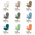 Full Coverage Waterproof Rotating Chair Cover Anti-dirty Stretch Elastic Seat Protector Thickened Double Back Children's Chair Cover Children Study Chair. 