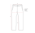 Women’s Ladies Formal Office Trouser or Workwear Pant Ash Blue. 