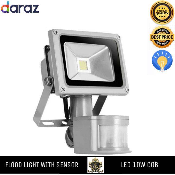 LED Floodlight PIR Motion Sensor Detector 10w Outdoor Security Flood Light Waterproof Flood Light IP65