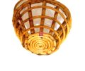 Cane Fruit Basket Handmade Reed Storage Round Basket, Home Decoration Small Size. 