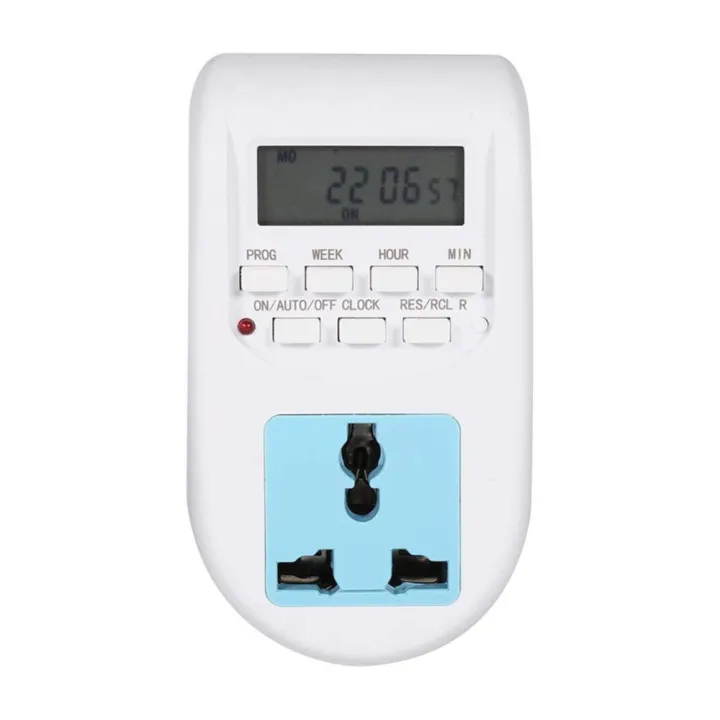 Portable ABS European Standard Timer Socket 220V-240V EU Plug ...