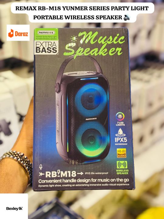 Remax RB-M18 Yunmer Series Party Light Portable Wireless Speaker