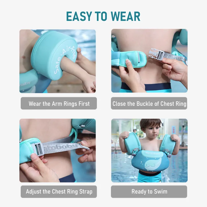 Mambobaby%203-in-1%20Non-inflatable%20Kids%20Swim%20Vest%20Life%20Jackets%20for%20Kids%20Boys%20Girls%20Swim%20Vest%20with%20Detachable%20Chest%20&%20Arm%20Rings%20for%20Age%203-6%20Years%20Kids%20-%20Image%209