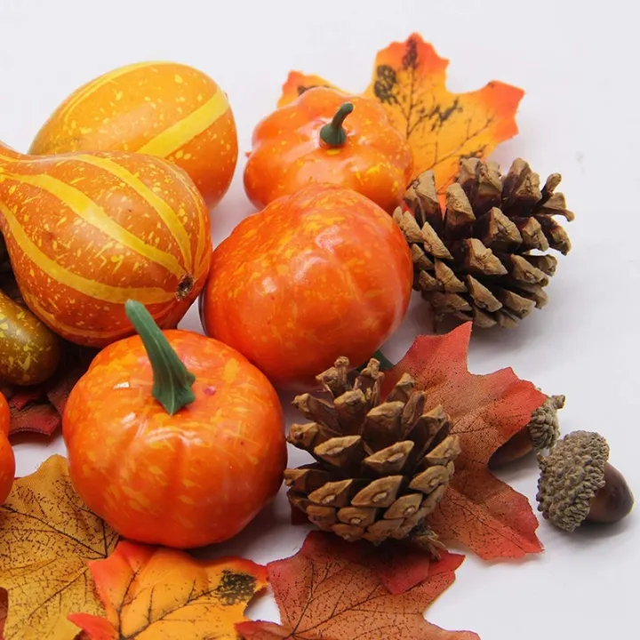 NYT%20Fake%20Artificial%20Mini%20Pumpkin%20Gourd%20Acorn%20Berries%20Maple%20Leaf%20Foam%20Pumpkin%20For%2050Pcs%20Halloween%20Thanksgiving%20Decorations%20-%20Image%207