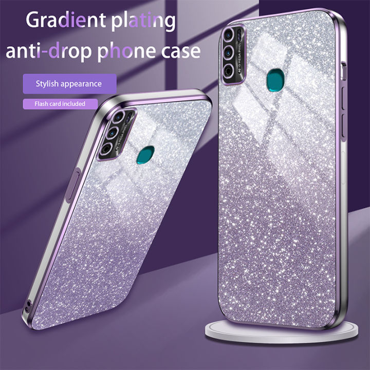X655 Casing AnDyH Phone Case for Infinix Hot 9 X655 X655B X655C Flash Powder ...