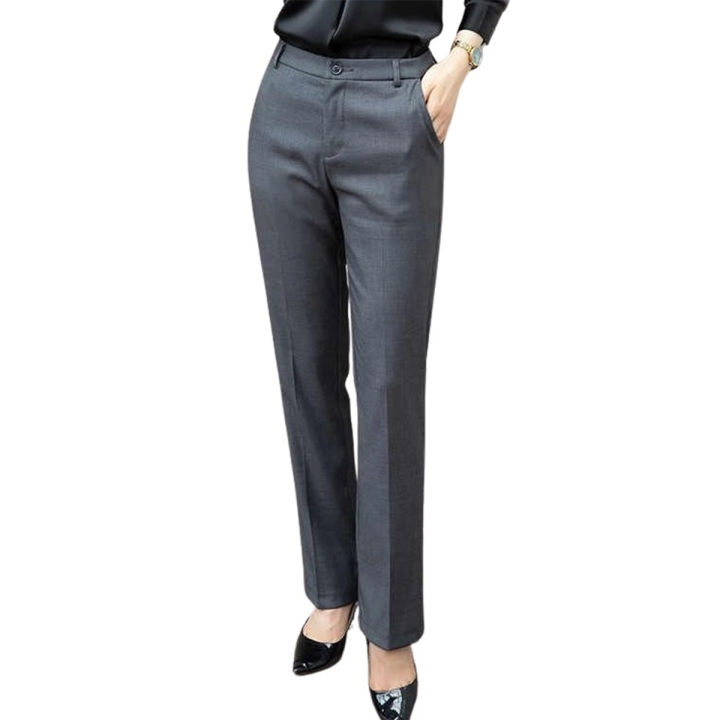 Women’s Formal Office Trousers Ash Blue Workwear Pants