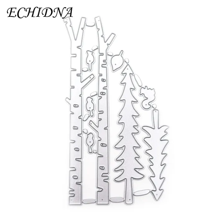 ECHIDNA Christmas Tree Shape Cutting Die Handmade Craft Background Xmas Decor Template