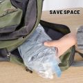 Portable Hand-rolled Compression Bags Reusable with Valves Air Vacuum Bags Foldable Clothes Quilt Sealed Bag. 