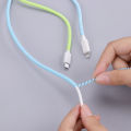 USB Cable Protector - 1.2m Anti-Break Spring Cord Cover. 