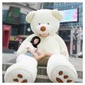 American Jumbo Teddy Bear - 8 Feet - White. 