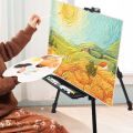 Support 2KG Detachable Easel Tray Shelf Easy to Install Plastic Sketch Storage Rack 34X10CM Durable Painting Tools Tray Student. 
