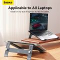 Baseus UltraStable Series Desktop Laptop Stand (4-Gear Adjustable) Space Grey For IPad Air Mac Book Lenovo Huawei Samsung Xiaomi ASUS Acer HP Computer Holder laptop Accessories Accesorries Computer. 