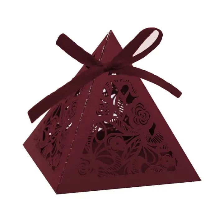 50pcs%20Wedding%20Cake%20Laser%20Cut%20%20boxes%20pyramid%20Party%20%20Sweets%20%20Candy%20Chocolate%20Decorative%20Favor%20%20Gift%20%20Box%20-%20Image%205