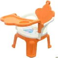 Plastic Baby Dining Chair Feeding Booster Seat and Cushion Seat Removable Front Food Baby Multifunctional Dining Chair. 