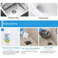 Drain Cleaner Powder, Sink Deodorizer, Effective Sink Cleaner, Drain Blockage Remover, Drain Pipe Cleaner, Keep Clogs Free for Kitchen Bathroom Toilet. 