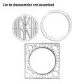 Multifunction Rotatable Ruler Drawing Template Art Design Architect Stereo Geometry Circle Drafting Measuring Scale Kawaii ruler. 