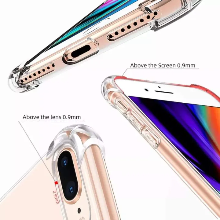 iPhone%207%20Back%20Cover%20Transparent%20Silicone%20Shockproof%20Case%20For%20iPhone%207%20Case%20Bumper%20Camera%20Guard%20Protection%20For%20Boys%20Girls%20-%20Image%202