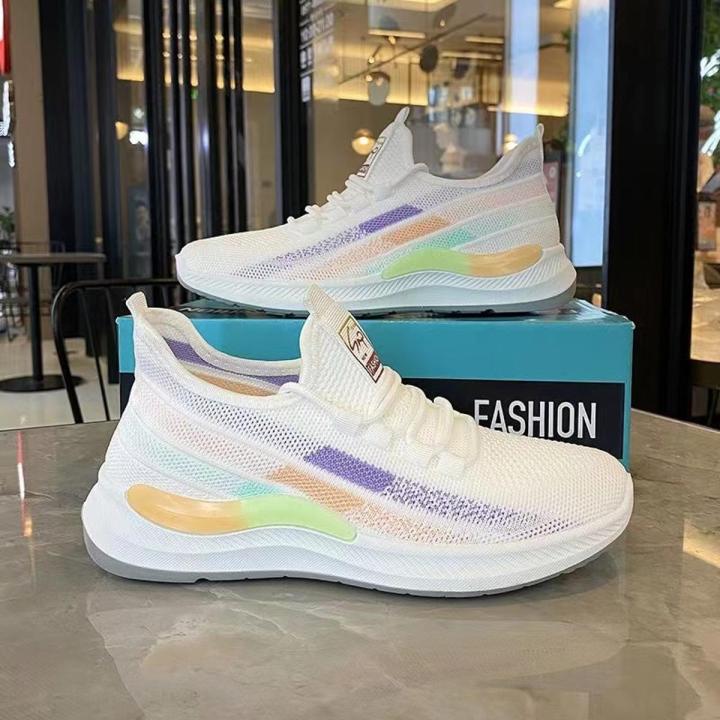 Fan Exclusive Sneakers Women's Light Running Shoes Old Beijing Cloth Shoes Women's Spring and Autumn Flying Non-Slip Soft Bottom