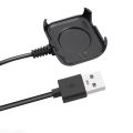 T500 Smart Watch Charger Charging Dock ZQWINT Magnetic T500/T55 Watch Charger, 2pin Magnetic Charging Cable Charging Pad, Black. 