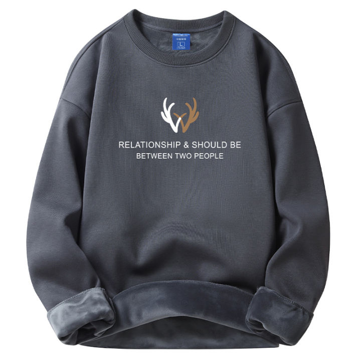 Heavy%20Men's%20Hooded%20Sweater%20Winter%20Fleece-lined%20Thickened%20Pleuche%20Hoodie%20round%20Neck%20Fashion%20Brand%20Couple%20Hoodie%20-%20Image%203