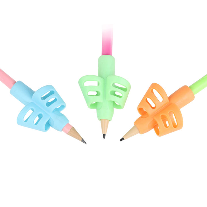 3pcs%20Two-Finger%20Silicone%20Pencil%20Grips%20Pen%20Holder%20Ergonomic%20Writing%20Aid%20Posture%20Correction%20Tool%20for%20Kids%20Preschoolers%20-%20Image%202