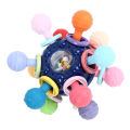 Baby Sensory Teether Toy Relieve Discomfort Safe Cognitive Development Compact Baby Grasping Activities Toy Sensory Stimulation for Home. 