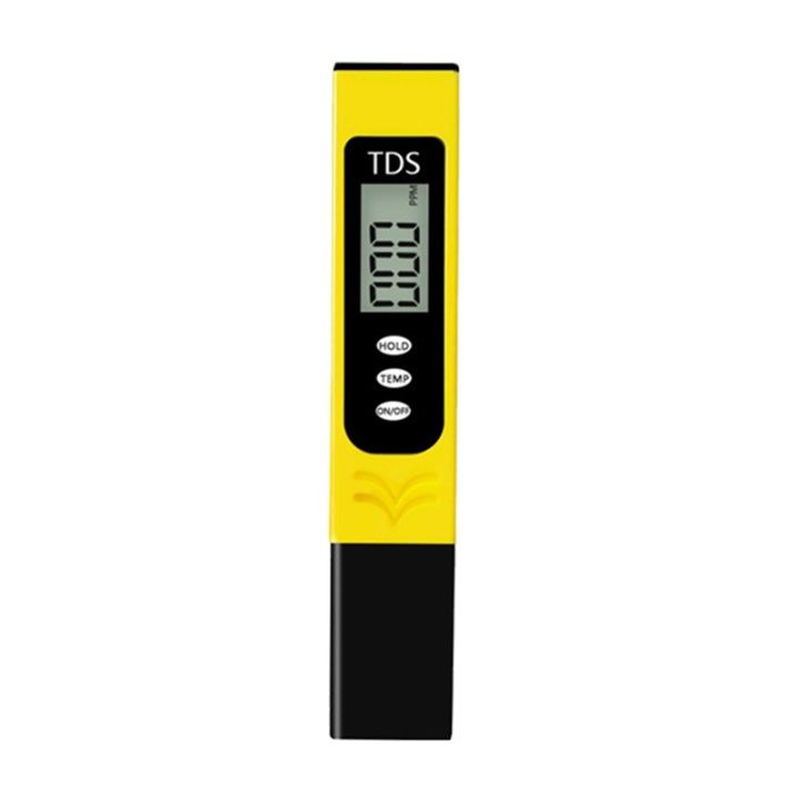 Di-gital LCD Water Testing Pen TDS Water Quality Meter Water Purity PPM Filter Hydroponic Pool Tester Water Quality Measurement Tool
