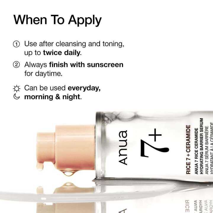 Anua%20Rice%2070%20Milky%20Toner/%20Enzyme%20Brightening%20Cleansing%20Powder/%20Ceramide%20Hydrating%20Barrier%20Serum/%20Moisturizing%20Milk%20-%20Image%206