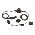 Helmet Earphone Cold Resistant Wire 8 Ohm Motorcycle Helmet Headset with U94 PTT for P8668 for DP4800 for Motorola XIR. 