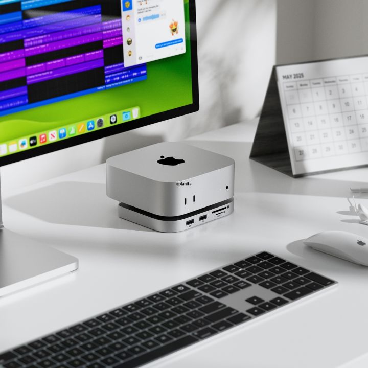 Minisopuru%20Mac%20Mini%20M4%20Hub%20Dock%20Stand%20With%20M.2%20SSD%20Enclosure%204K60Hz%20HDMI%20SD/TF%20USB%20C%20HUB%20Docking%20Station%20for%20Mac%20Mini%20M4/M4%20Pro%20-%20Image%206