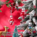 Screw off caps Christmas Light bulb ornaments Festivel DIY Plastic Christmas Ornaments Fillable Christmas Decoration for. 