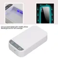 Phone Cleaner Box UVC Cleaner Box Phone Cleaner Machine USB Rechargeable Easy Operation Compact Versatile Cleaning Box for. 