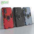 Lenuo Phone Case for Xiaomi Redmi 9T / Redmi 9 Power Silicone PC Metal Ring Holder Cover. 