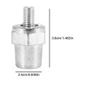 One Pair Zinc Alloy Battery Side Terminal Charging Posts Fit 8mm Positive (+) or Negative (-) Battery Cable Terminals. 