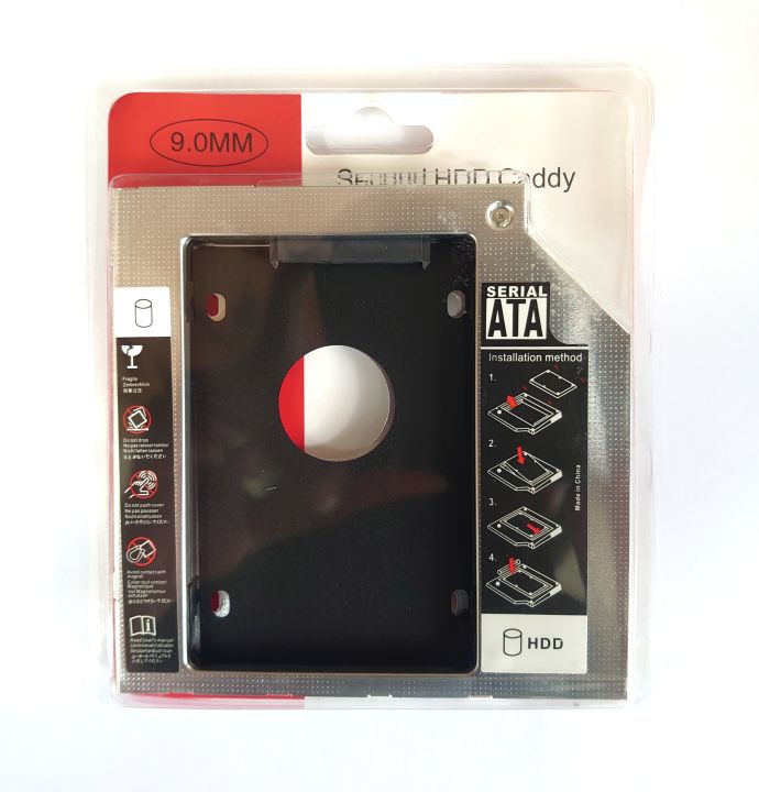 Second%20Caddy%209mm%209.5mm%2012.7mm%20SSD%20HDD%20Universal%20CD/DVD-ROM%202nd%20Caddy%20SATA-III%20-%20Image%203